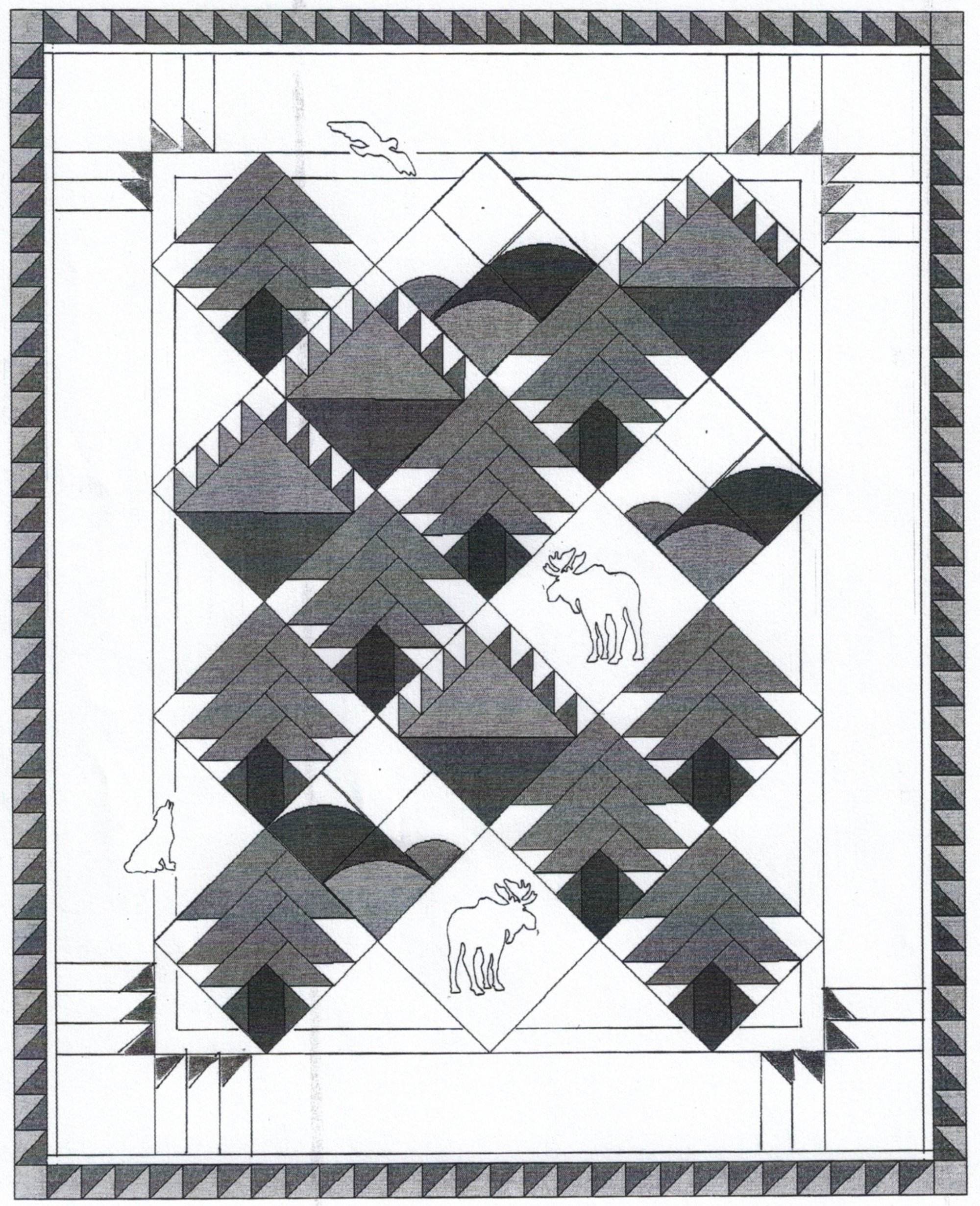 Backwoods Pine Quilt Pattern - Image 5